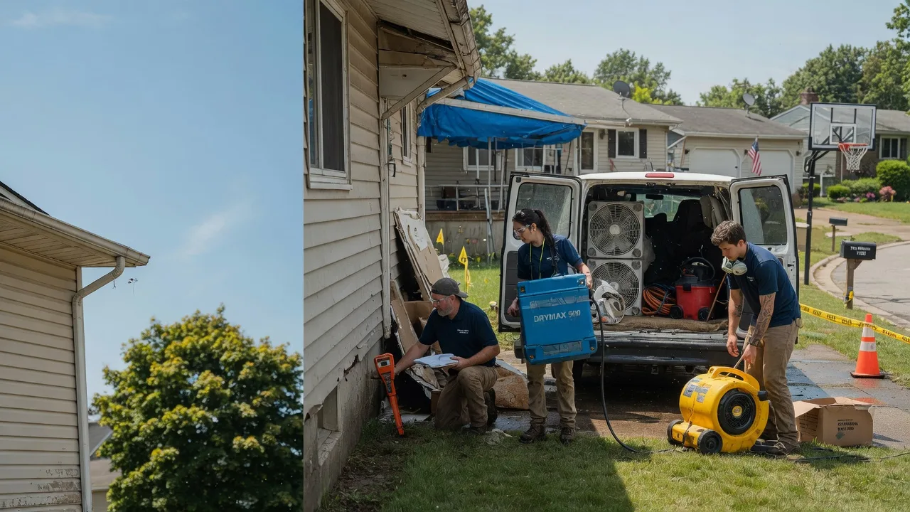 Ceiling Leak Cleanup in Dickeyville, WI near me